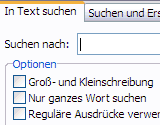 Suchen-Dialog